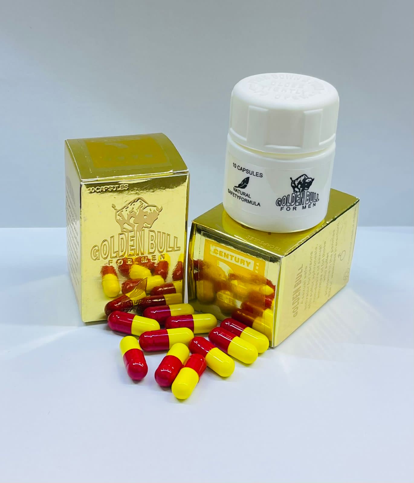Golden Bull Power Capsule gold