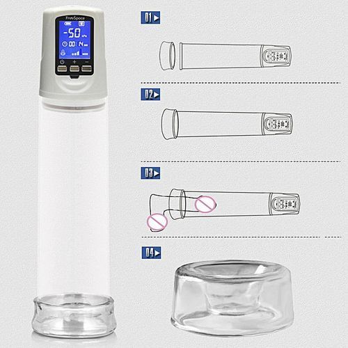 Free Space Rechargeable Penis Pump