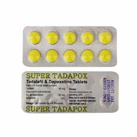 Super Tadapox tablets tadalafil and dapoxetine