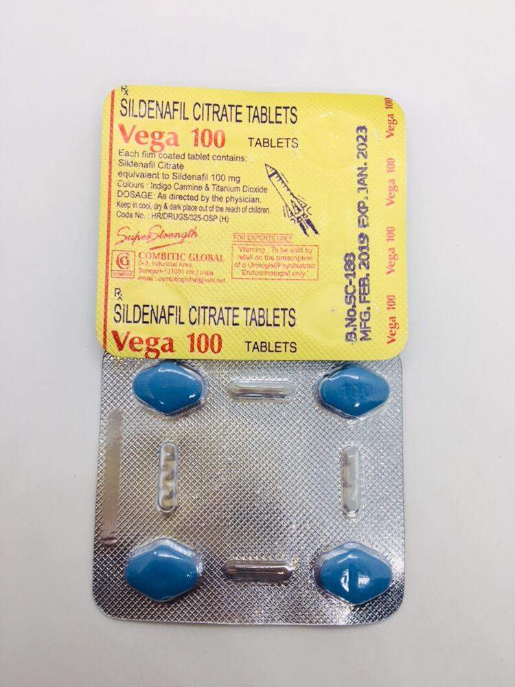 Vega sildenafil Citrate 4tablets